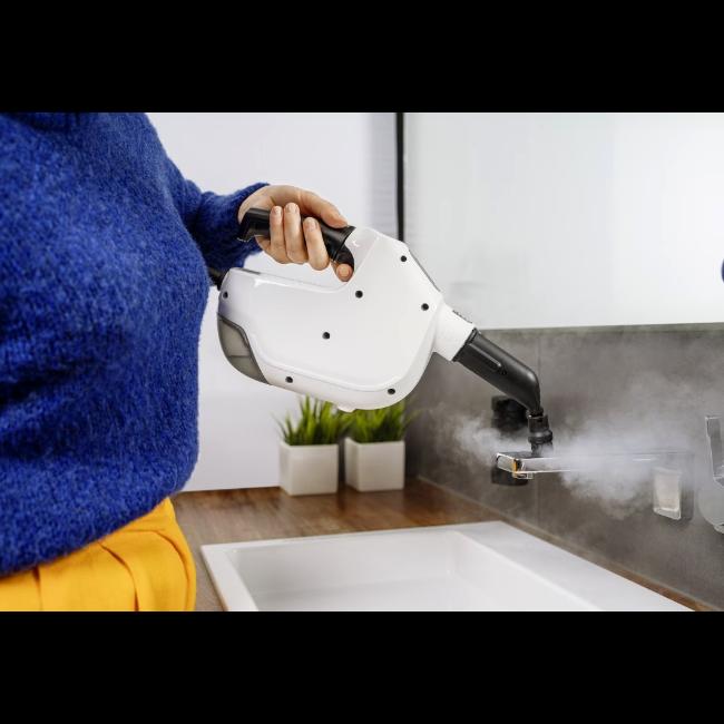 Karcher SC 1 Multi & Up Extra Handheld Steam Cleaner 1.516-420.0 - 4-in-1, 30 Sec Heat Up, Kills 99.99% Bacteria, Chemical-Free, 1300W, 200ml Tank, 5m Cable