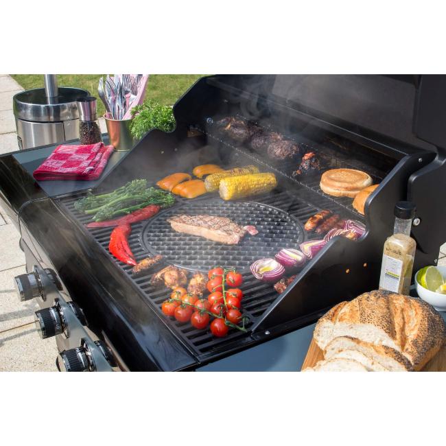 Sahara Searing Grill Insert Black Round BBQ Grill Accessory