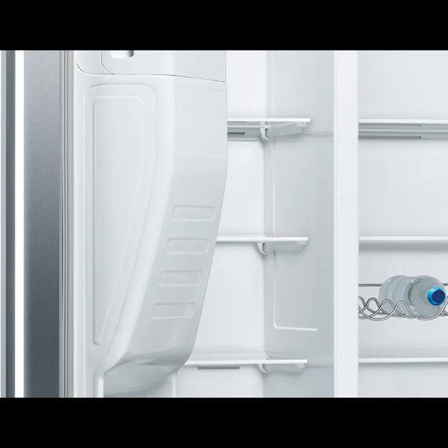 Bosch Series 6 American Style Fridge Freezer - Brushed Steel, Water Dispenser, Double Door