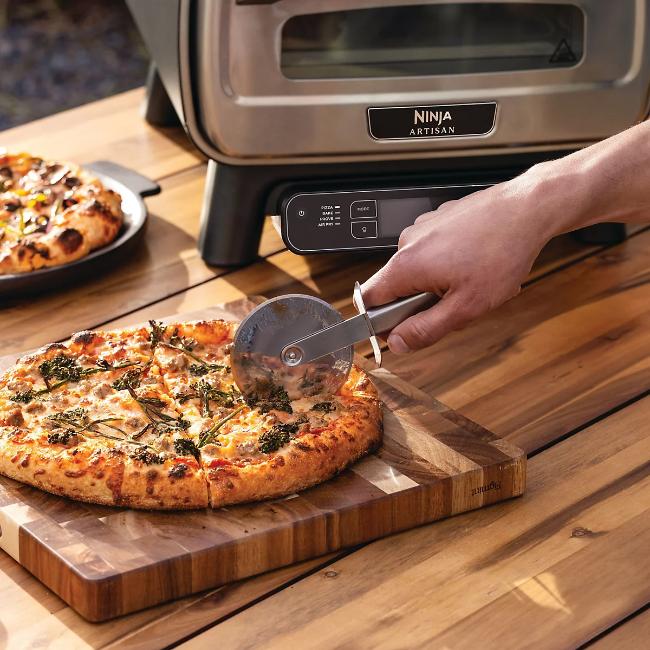 Ninja Artisan Electric Outdoor Pizza Oven & Air Fryer - Grey, Pizza, Bake, Air Fry & Prove, Free Delivery