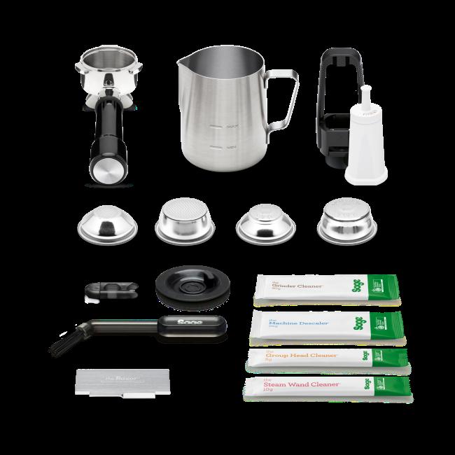 Sage The Barista Touch Impress Bean to Cup Espresso Coffee Machine Almond Nougat with Cold Brew, Cold Espresso, Barista Guidance, Auto MilQ, ThermoJet Heating, Touchscreen, 30 Grind Settings