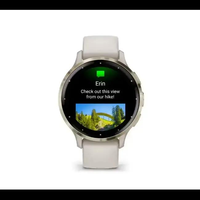 Garmin Venu 3S Smartwatch Gold & Ivory 41mm AMOLED Display Fitness Tracker