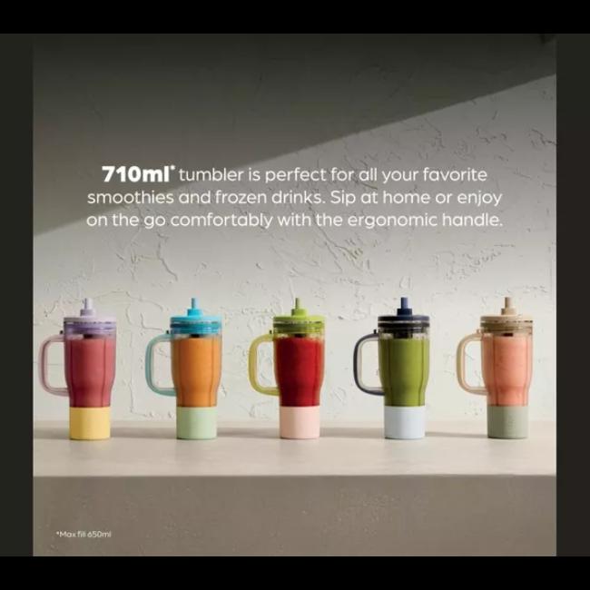 Ninja BlendBOSS Tumbler Blender Blue Raspberry DB351UKBL - Blender, Blue, Fruit, Ninja