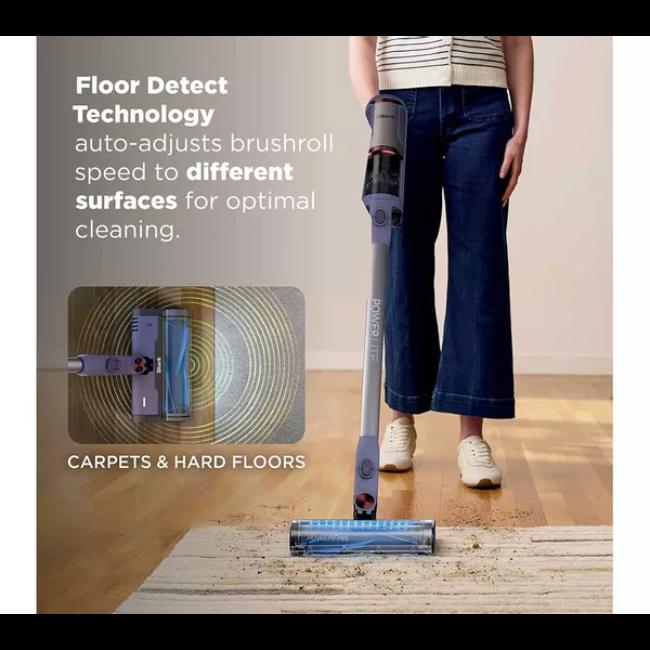 Shark PowerLite BU3621UKT Cordless Vacuum Cleaner - Purple, Clean & Empty, Pet, Anti Hair Wrap, Auto-Empty Dock, Lightweight, 40 Min Battery Life, 5.87 KG