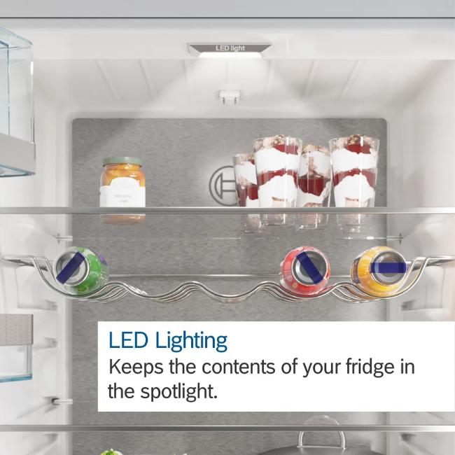 Bosch Series 6 Built-In Fridge 310L White VitaFresh XXL LED Super Cool MultiBox XXL