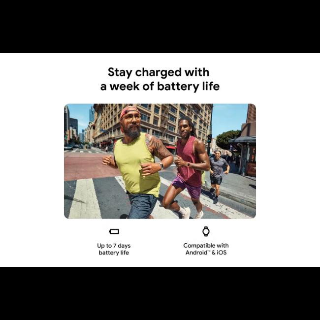Fitbit Charge 6 Fitness Tracker Obsidian Black | Heart Rate, GPS, Sleep, Exercise Modes, 7-Day Battery Life