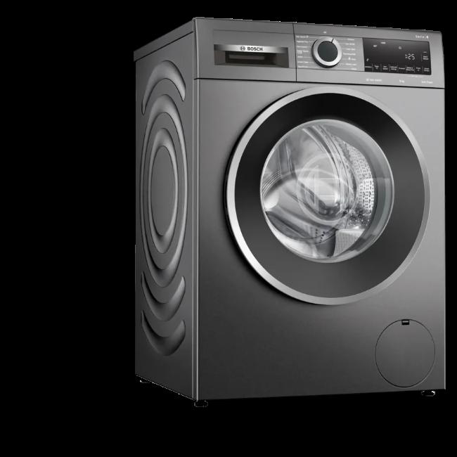 Bosch Series 6 9kg Washing Machine | Grey | Anti Stain | Iron Assist | 1400 Spin