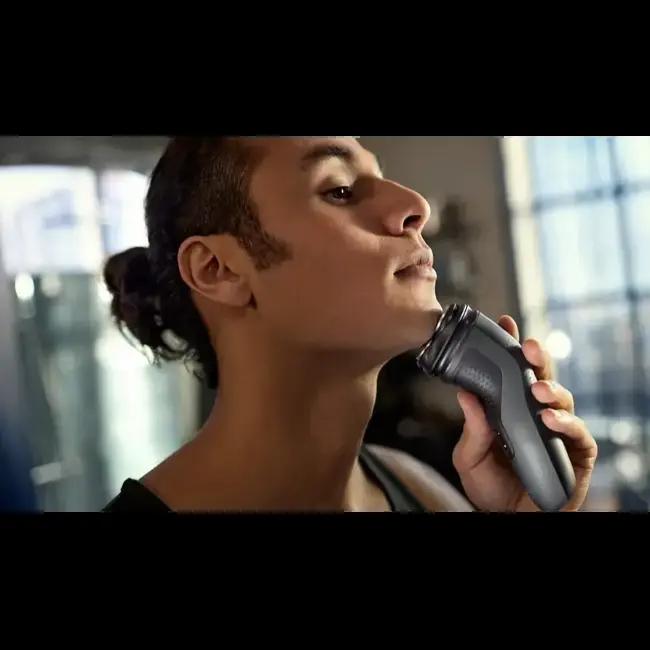 Philips 1000 Series Electric Shaver | Wet & Dry, Cordless, Waterproof | PowerCut Blades | 40 min Run Time | 8 hours Charging | 3 Heads