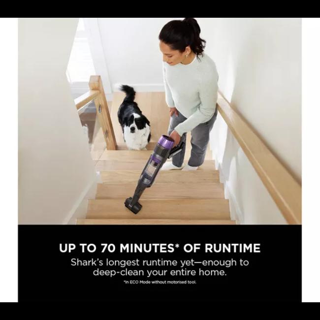 Shark PowerDetect Cordless Pet Vacuum Cleaner - White/ Java Grey | DuoClean Detect, Brush, Handheld, Flexology