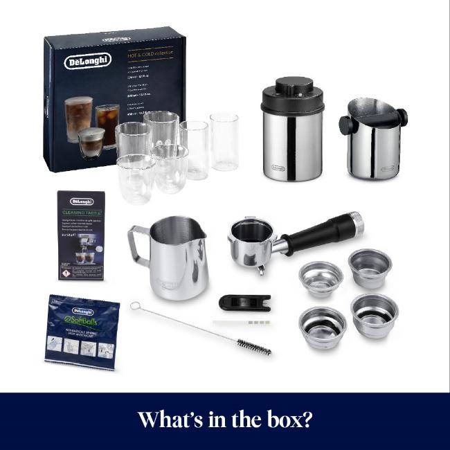 Delonghi La Specialista Opera Bean to Cup Coffee Machine with HomeCafe Kit - Stainless Steel, Espresso, Grinder, Steam Wand