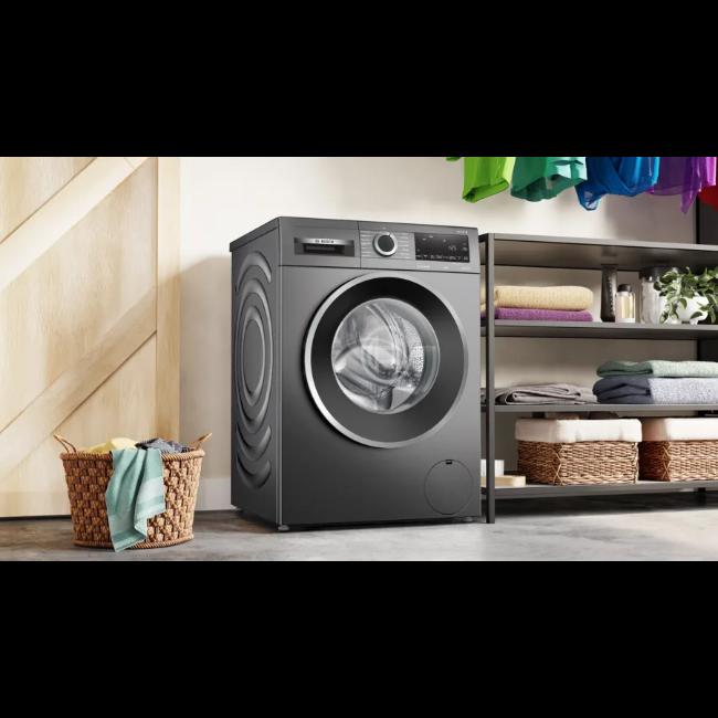 Bosch Series 6 9kg Washing Machine | Grey | Anti Stain | Iron Assist | 1400 Spin