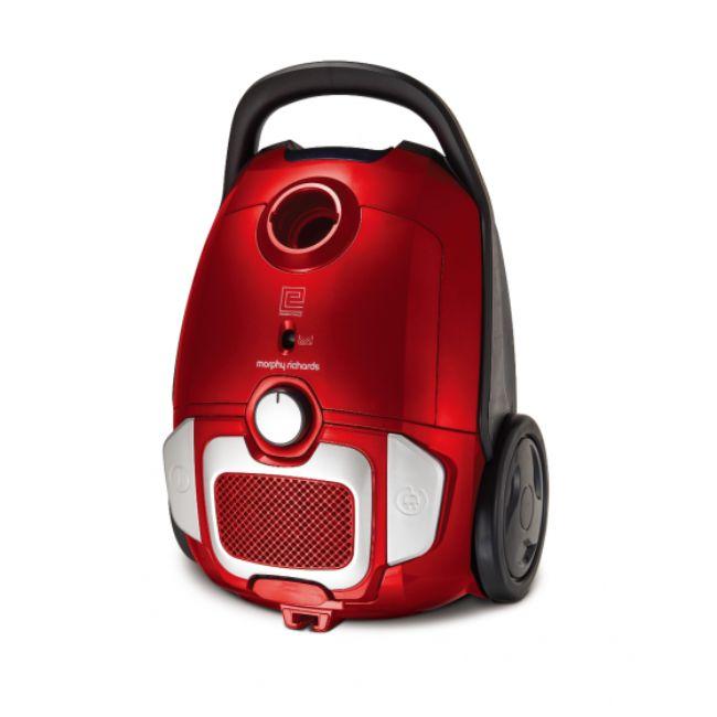 Morphy Richards Cylinder Vacuum Cleaner - Red, 3 Litre, 700W with Hose