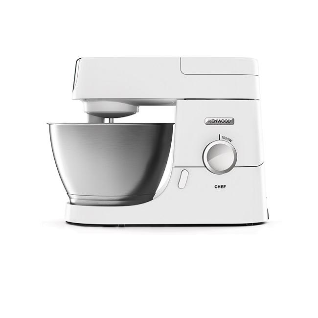 Kenwood Chef Kitchen Stand Mixer 1000W 4.6L White Dough Hook Whisk Beater Variable Speed