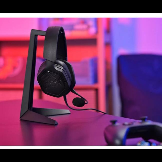 Trust GXT492 Carus Gaming Headset | Black | 50mm Drivers | Detachable Mic | Multiplatform Compatibility