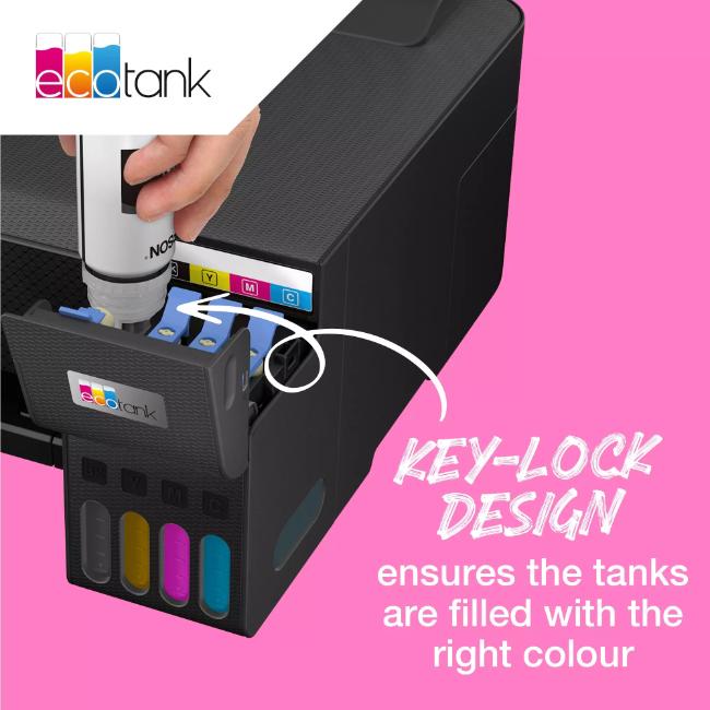 Epson 104 Yellow Ink Bottle 65ml - Prints up to 7,500 pages