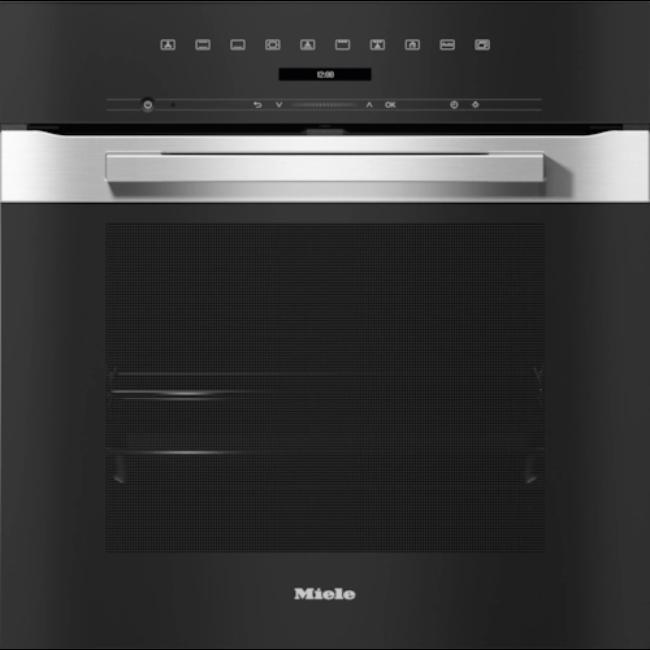 Miele Stainless Steel Single Oven with Digital Display and Glass Door