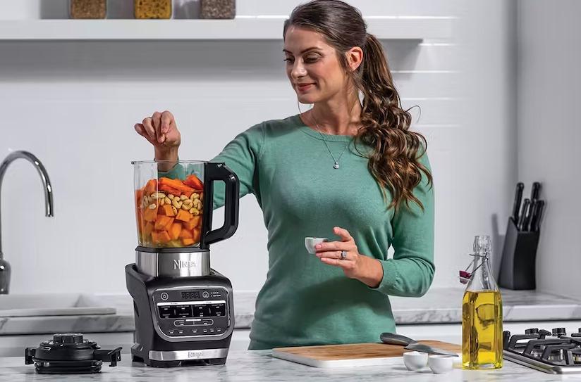 Ninja Foodi Blender & Soup Maker | Blend, Smoothie, Frozen Drink, Smooth Soup, Dessert, Milkshake, Jam, Sauce, Chop, Saute, Cook, Chunky Soup