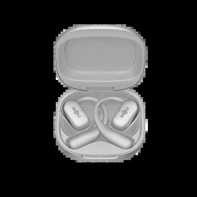 Shokz Openfit 2+ Grey Open-Ear Earbuds - Dynamic Sound, Dolby Audio, 48hr Battery, IP55 Water Resistant, Bluetooth 5.4