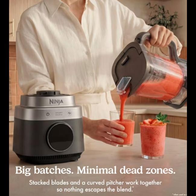 Ninja CrushBOSS 3-in-1 Kitchen System LB401UKBK - Food Processor, Tumbler, Blender - 1200W - Onyx Black