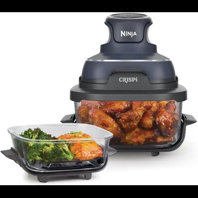 Ninja CRISPi Air Fryer | Glass Container, Crisper Plate