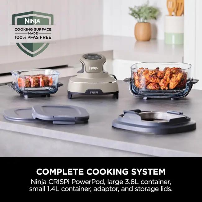 Ninja CRISPi 4-in-1 Portable Glass Air Fryer Stone