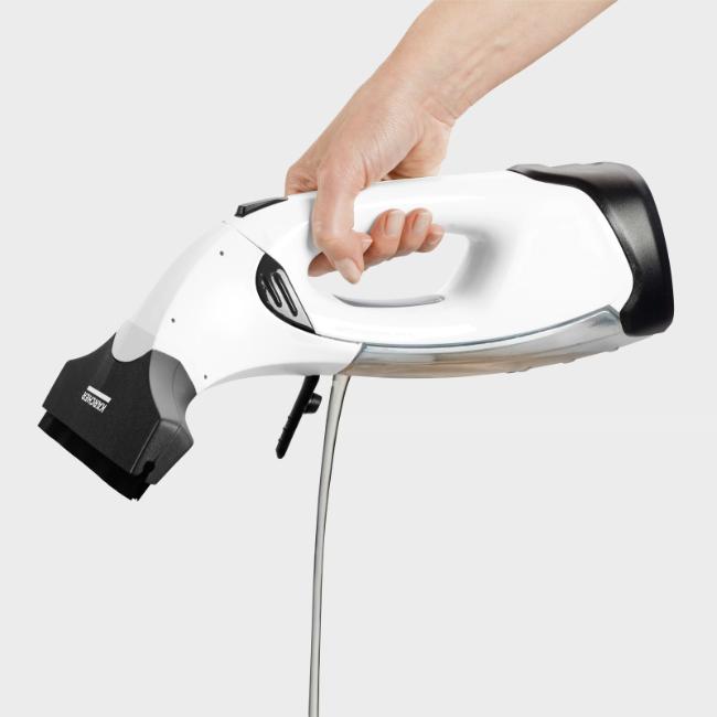 Kärcher WV 2 Plus Window Vac - White, with Spray Bottle, Microfibre Cloth, Glass Cleaning Concentrate