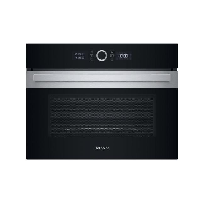 Hotpoint Built-In Microwave Oven - Black, Silver, Digital Display - Inox