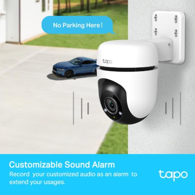 TP-Link Outdoor Pan/Tilt WiFi Security Camera - 1080p Full HD, Night Vision, 360° Coverage
