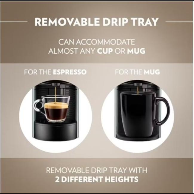 Lavazza A Modo Mio Jolie Evo Coffee Machine - Grey, Coffee, Cup, Pods