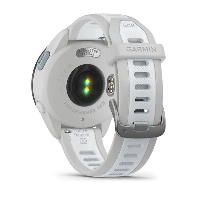 Garmin Forerunner 165 GPS Running Smartwatch Mist Grey/Whitestone AMOLED Display, Touchscreen, Garmin