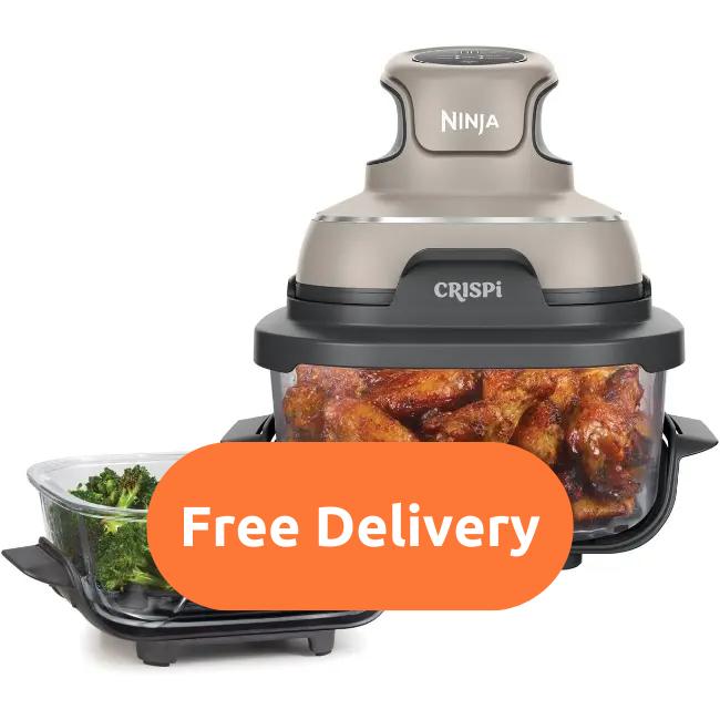Ninja CRISPi 4-in-1 Portable Glass Air Fryer Stone