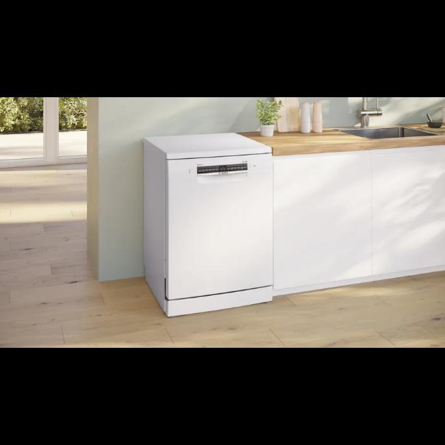 Bosch Series 4 Freestanding Dishwasher White 60cm SMS4EMW06G Silence Plus
