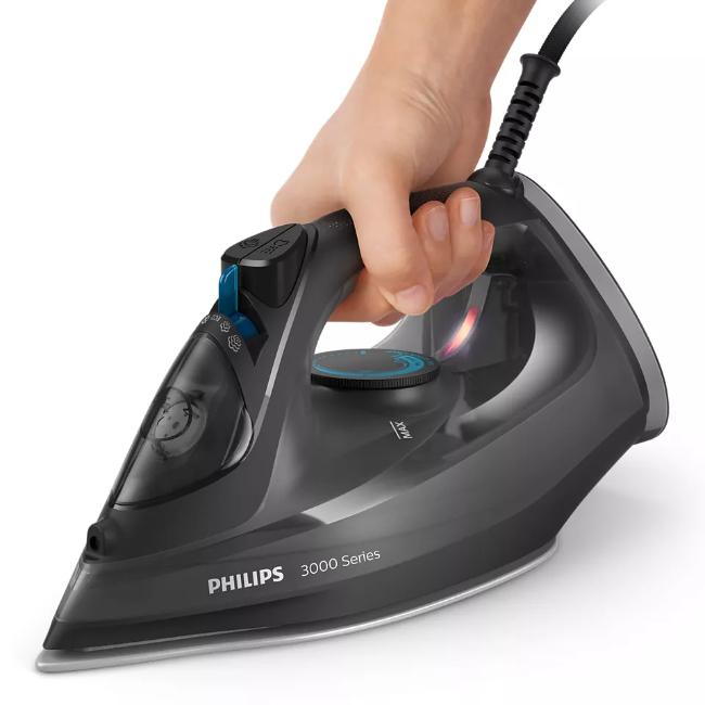 Philips Steam Iron 2600w Ceramic Soleplate 200g Steam Boost 40 g/min Continuous Steam 300 ml Water Tank Image Features