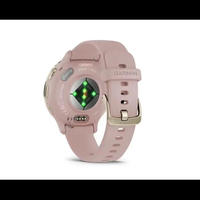 Garmin Venu 3S Smartwatch Soft Gold Rose AMOLED Display Heart Rate GPS Music Control Up to 10 days Battery Life
