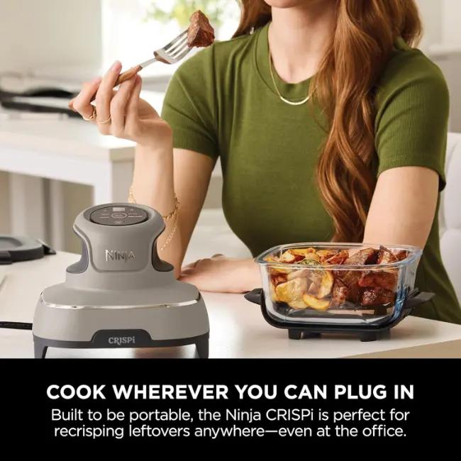 Ninja CRISPi 4-in-1 Portable Glass Air Fryer Stone