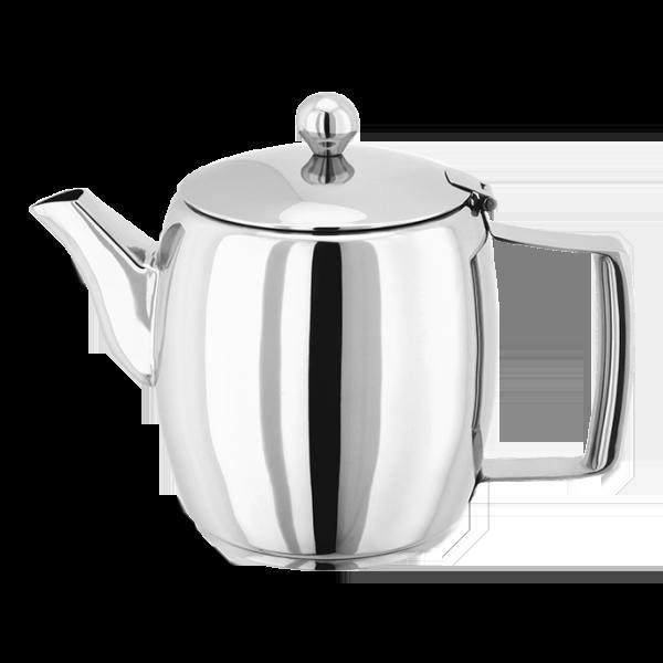 Judge Traditional 1.3L 6 Cup Stainless Steel Hob Top Teapot Mirror Polished Non-Drip Spout Dishwasher Safe