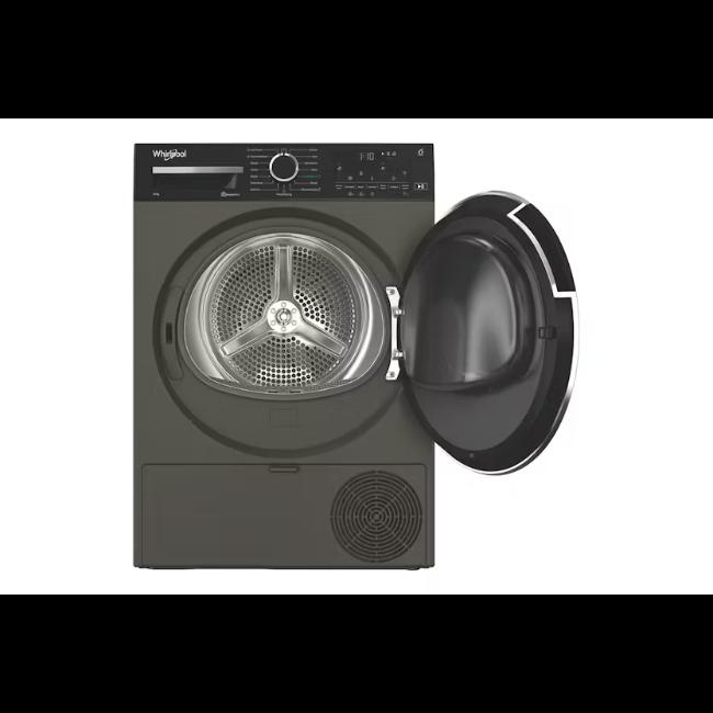 Whirlpool 10kg Heat Pump Dryer - Manhattan Grey | 6th Sense, FreshCare+, Steam Refresh, Reversible Door, Digital Display, 14 Programmes, A+++ Energy Rated, 65dB, 850x600x645mm