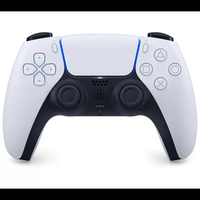 Sony DualSense Wireless Controller for PS5 - White - Haptic Feedback, Adaptive Triggers, Built-in Mic, USB-C