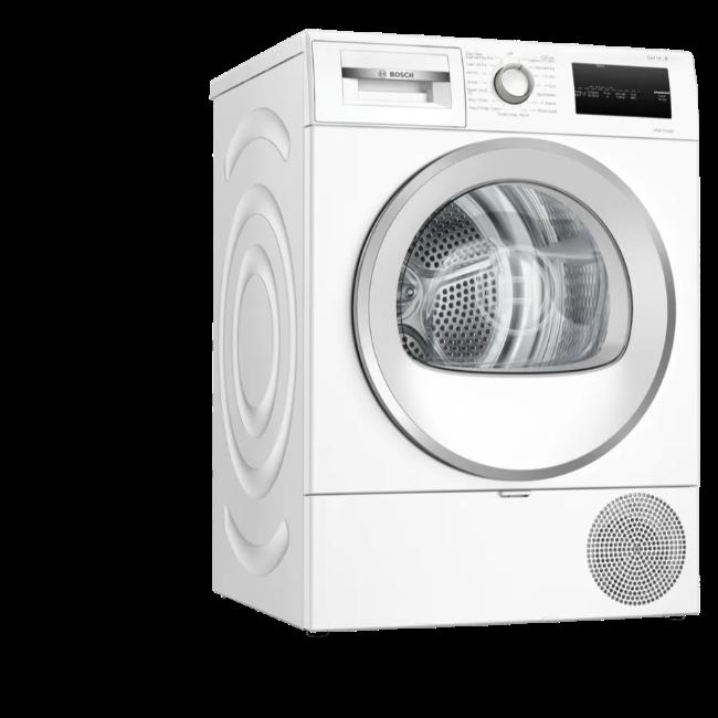 Bosch Series 4 Heat Pump Tumble Dryer - White, 8kg