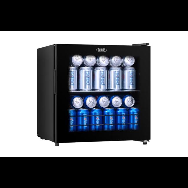 Belling Tabletop Drinks Cooler 44L Black Glass Door