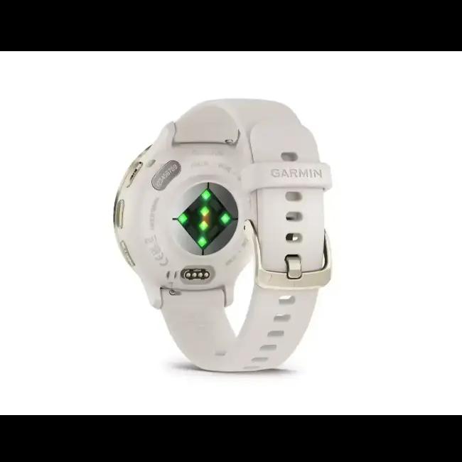 Garmin Venu 3S Smartwatch Gold & Ivory 41mm AMOLED Display Fitness Tracker