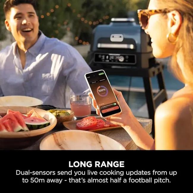Ninja Wireless Smart Cooking Thermometer with App, Beef, 55°C