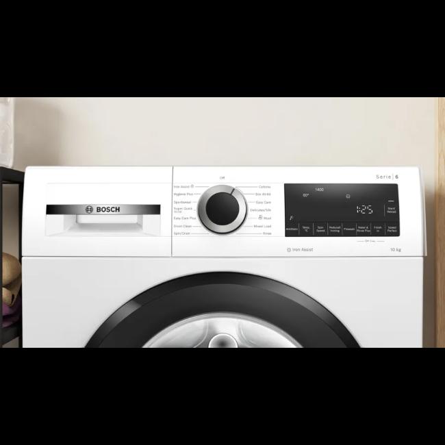 Bosch Series 6 10kg 1400 Spin White Washing Machine - Speed Perfect, Anti Stain, A Rated