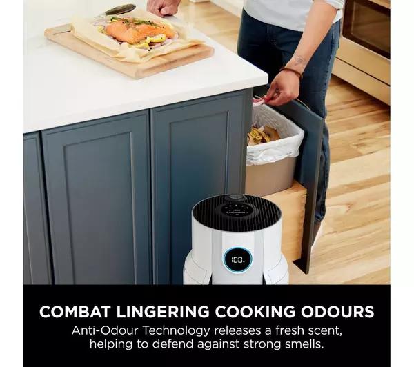 Shark NeverChange5 Air Purifier - Grey | HEPA, Odour Control, Clean Sense IQ, LED Screen