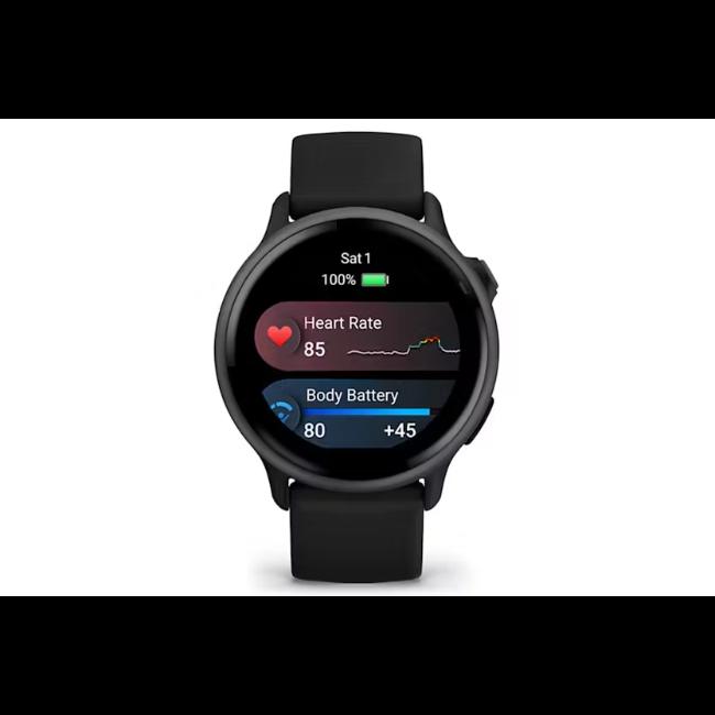 Garmin Vivoactive 6 Smartwatch Black AMOLED Display Fitness Tracking Garmin Pay 5 ATM Water Resistance