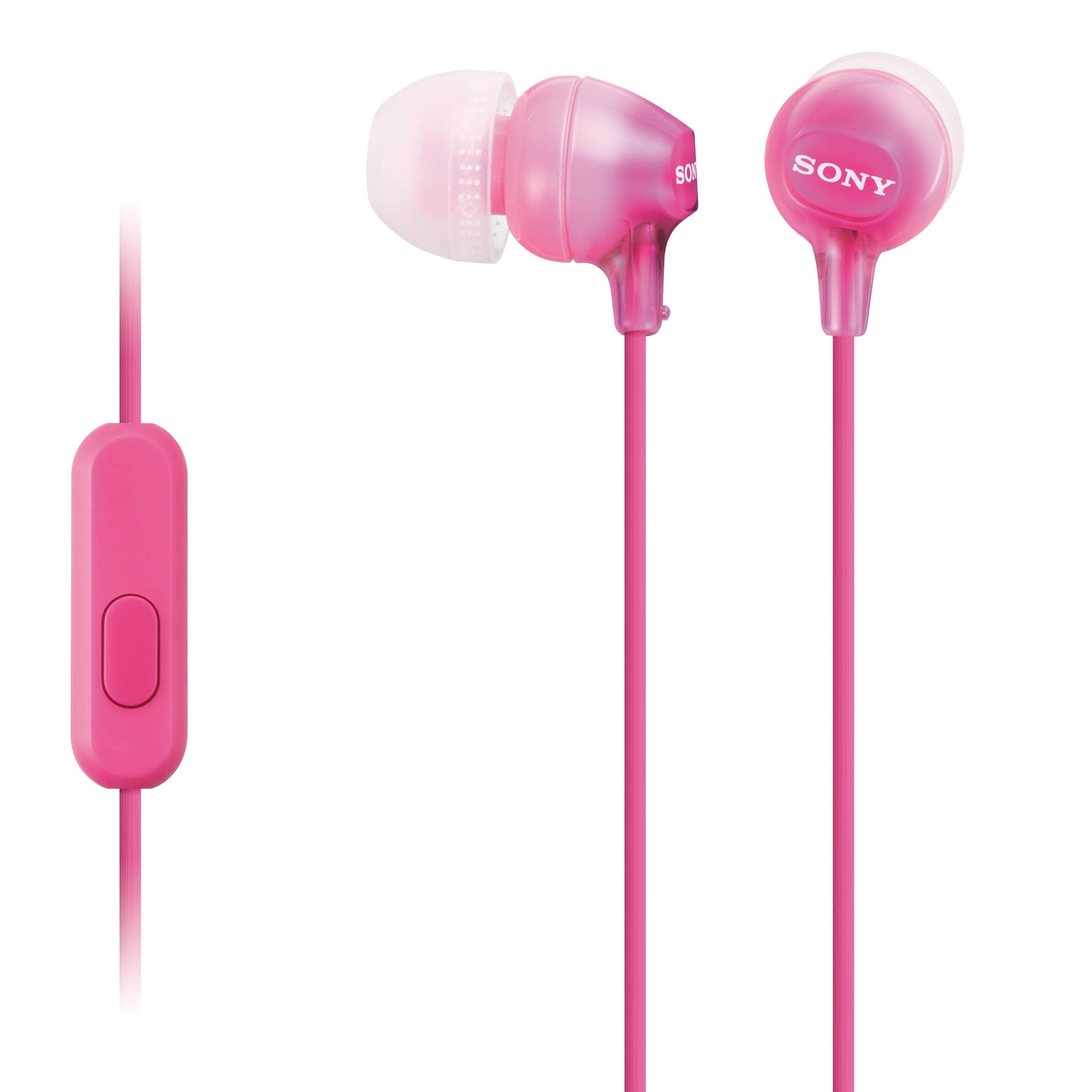 Sony In-Ear Headphones with Microphone - Pink