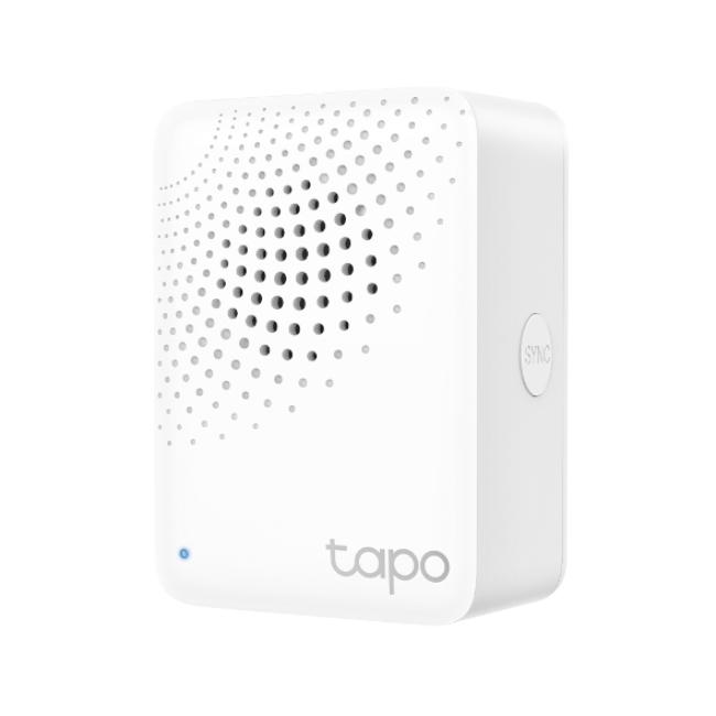 TP-Link Smart IoT Hub with Chime | Smart Alarm, Doorbell, Whole Home Coverage, Low-Power Wireless, Tapo Ecology, Wi-Fi, Up to 64 Devices