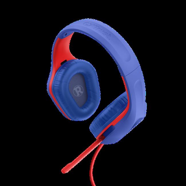 Trust GXT 415SM Zirox Wired Gaming Headset with Foldaway Microphone, Blue, Superman Licensed, 50mm Drivers, Over-Ear, Lightweight 244g, 20Hz-20kHz