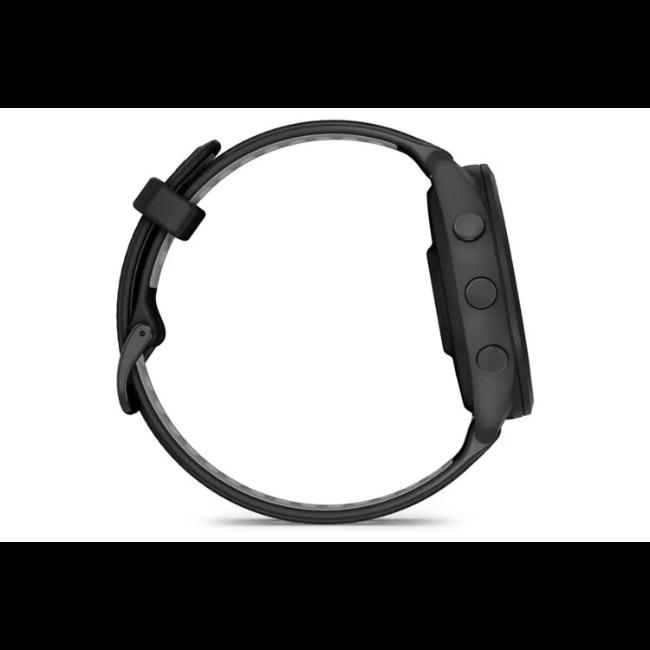 Garmin Forerunner 265 Black Smartwatch with Silicone Band, 1.3" Display, Touchscreen, GPS, Music