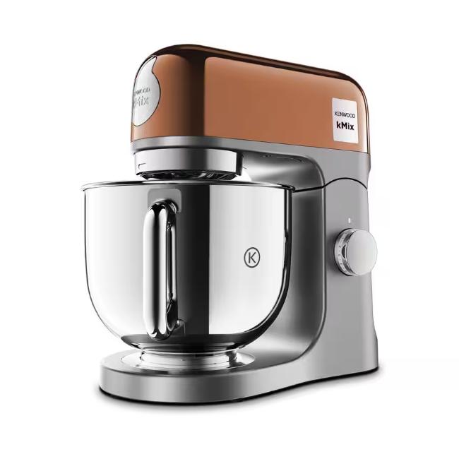 Kenwood kMix Stand Mixer Rose Gold Stainless Steel Bowl Dial